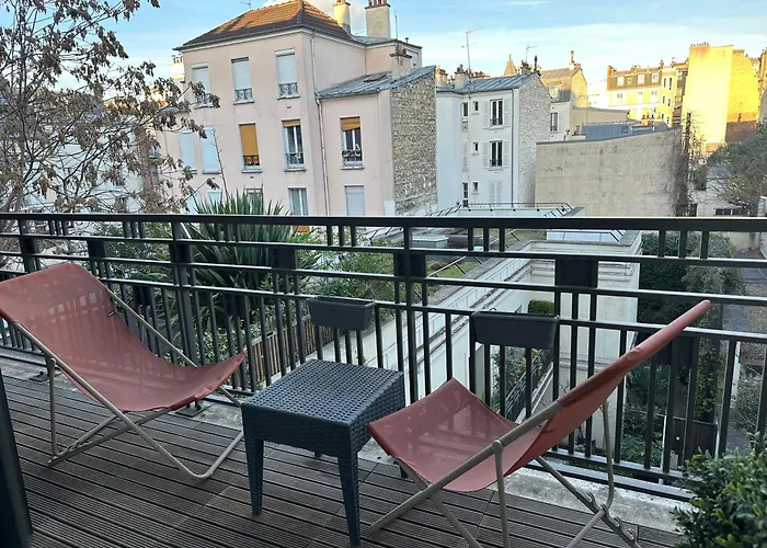 Appartement 2 Pieces 57M2 Terrasse Sur Cour Proche Paris Porte Maillot
